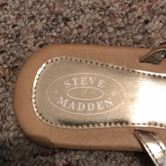 Steve Madden sandals with brown and gems - Picture 3 of 4